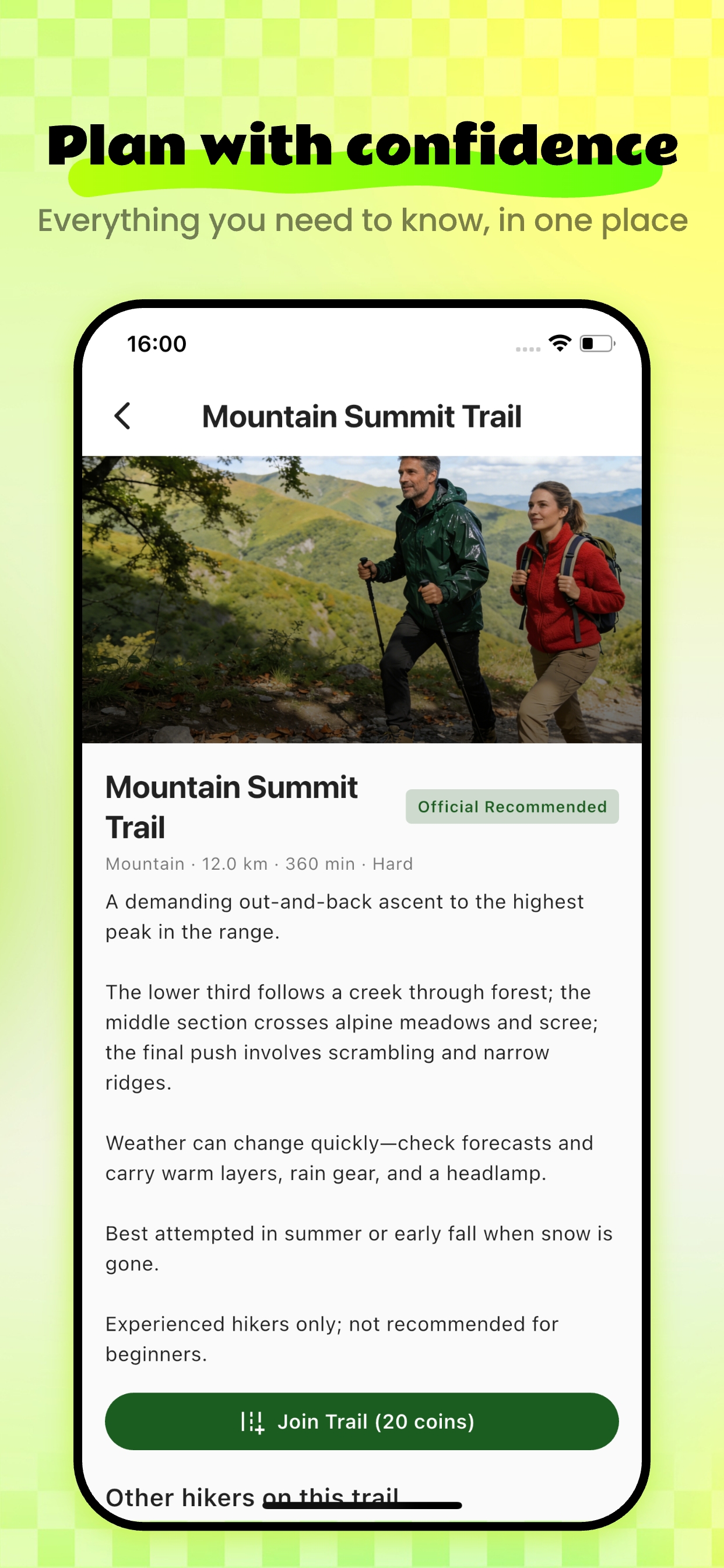 Trail details